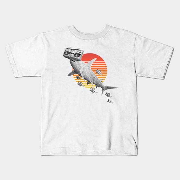 Blasterhead Kids T-Shirt by analogdreamz